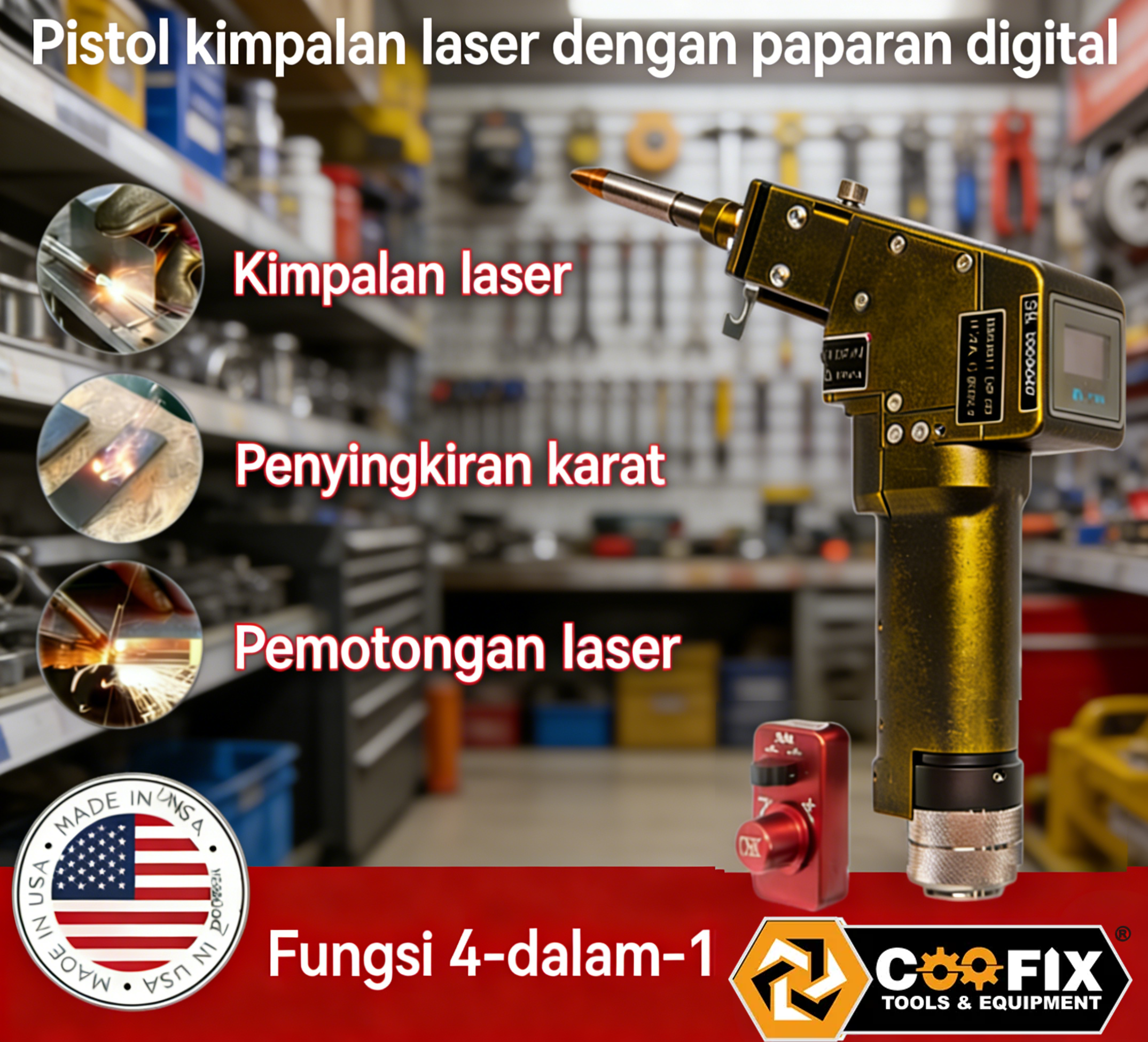 Produk Baharu! 12000W PISTOL KIMPALAN ELEKTRIK [ COOFIXTOOLS ]