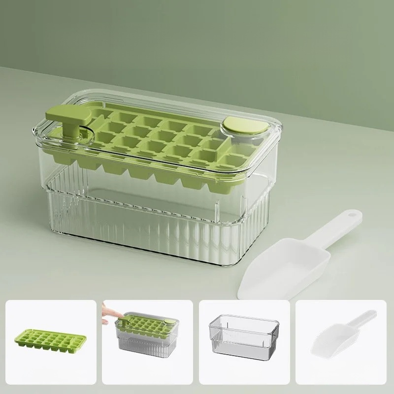 Press-type large-capacity ice maker