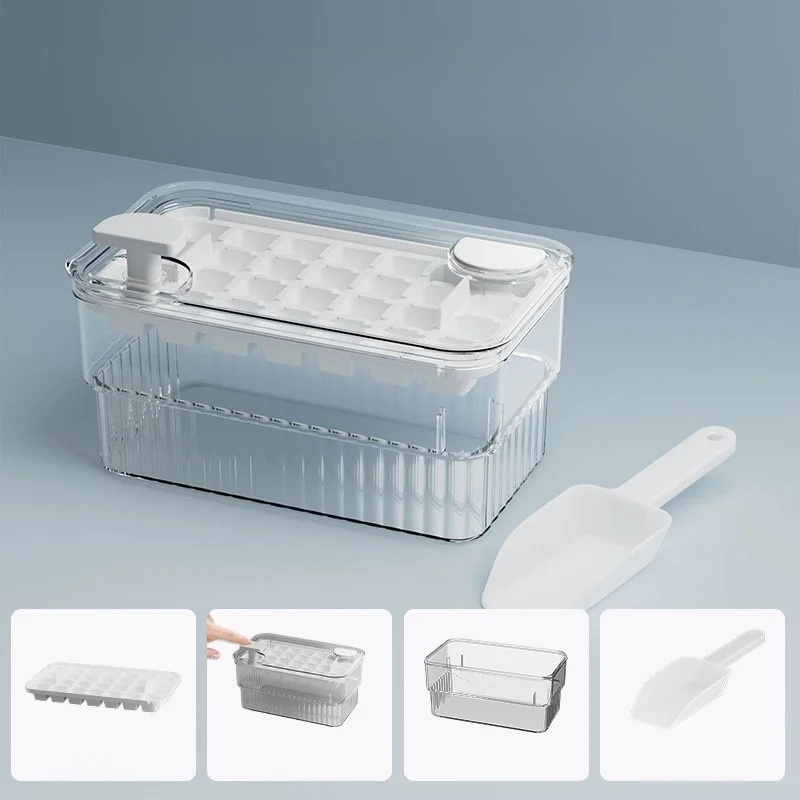 Press-type large-capacity ice maker