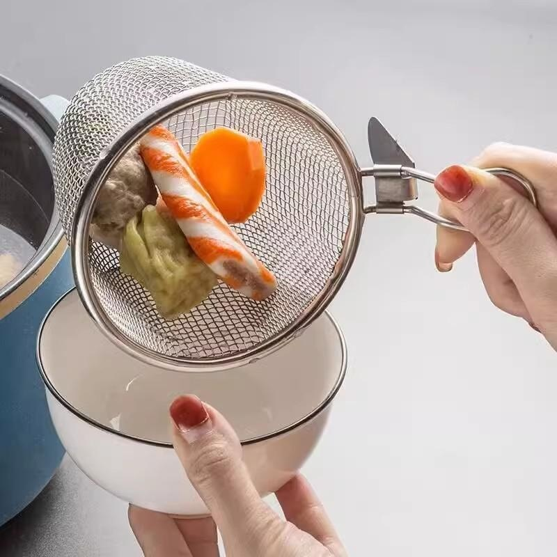 Stainless Steel Hot Pot Filter Ladle