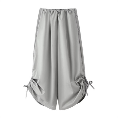 Loose Wide-Leg Pants