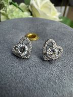 MOS 0.5+0.5CT HEART HOLLOW EARSTUD