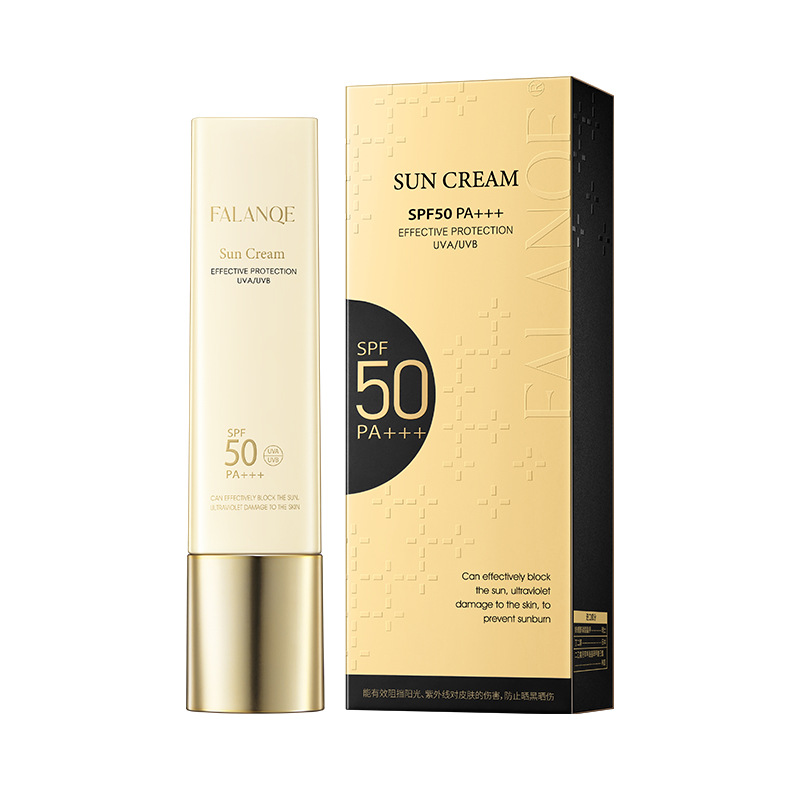 Falanqi Sunscreen (Gold Edition) for Men and Women, Suitable for Travel and Military Training, UV Protection, Sunscreen Lotion, Anti-Tanning