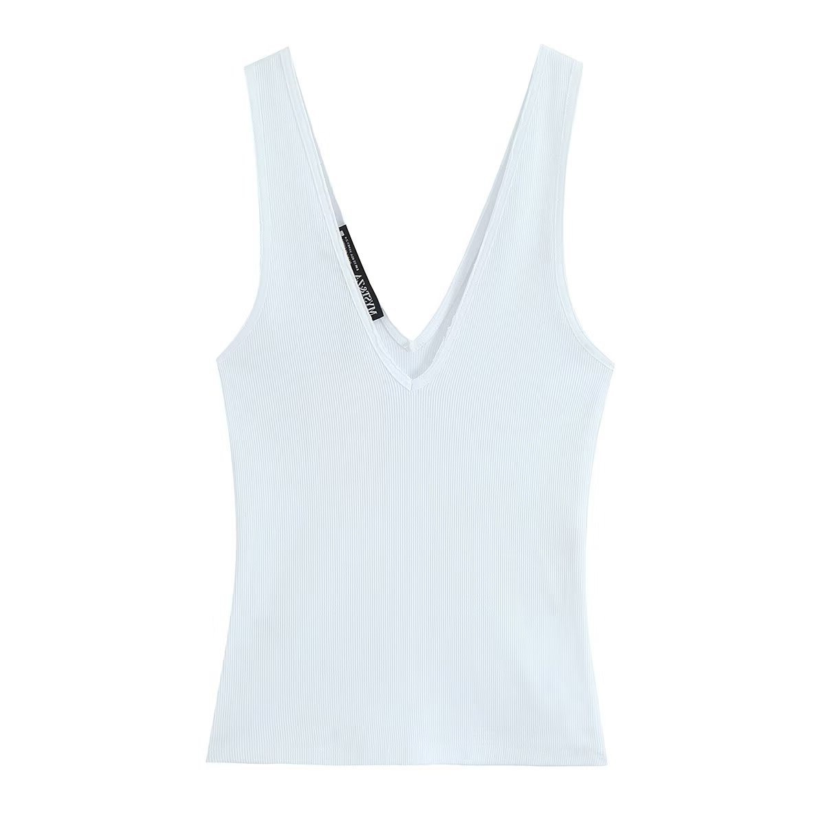 C94 SLEEVELESS V NECK TANK TOP