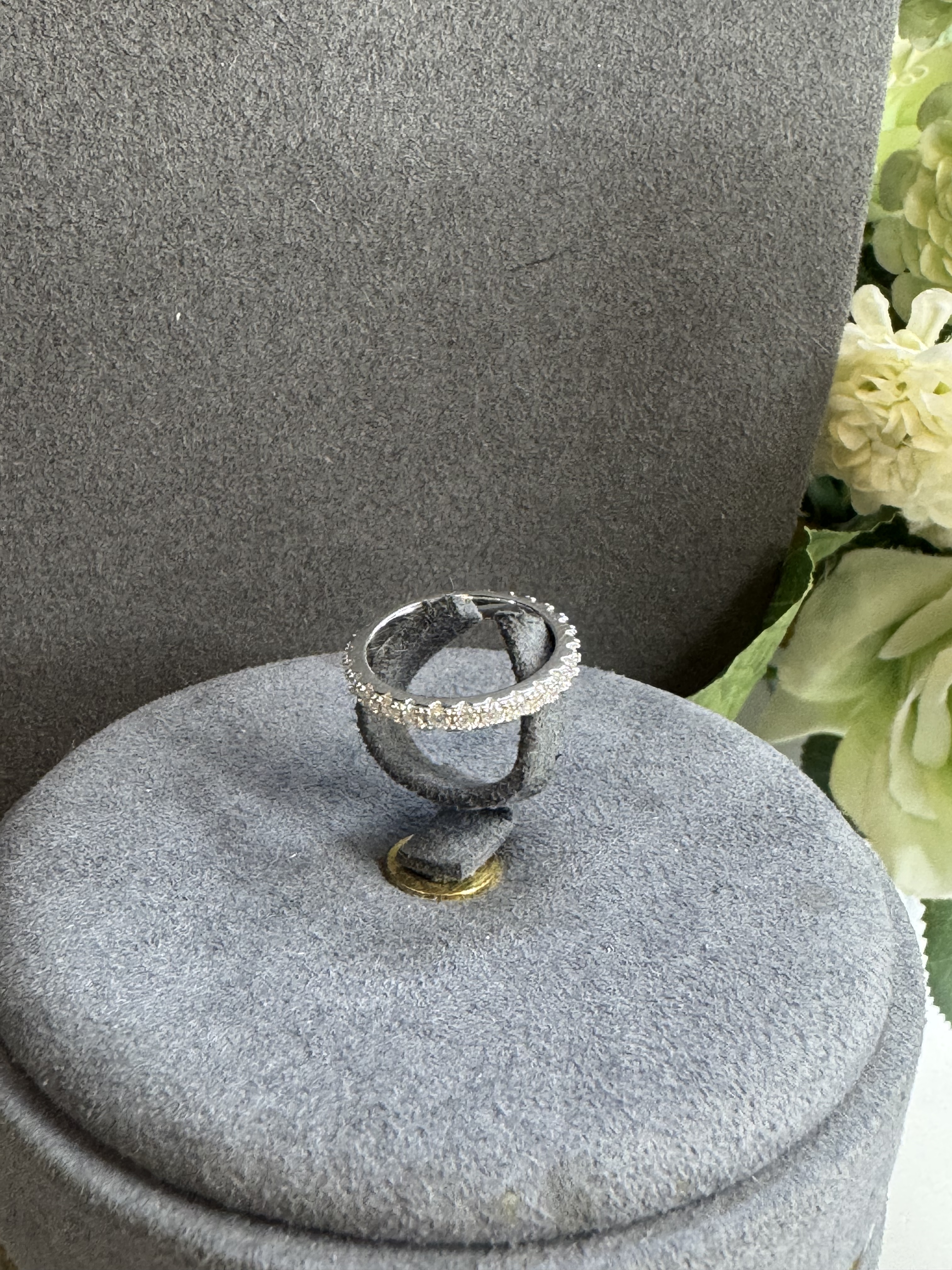 mos30 2mm 360 silver ring
