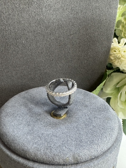 mos30 2mm 360 silver ring