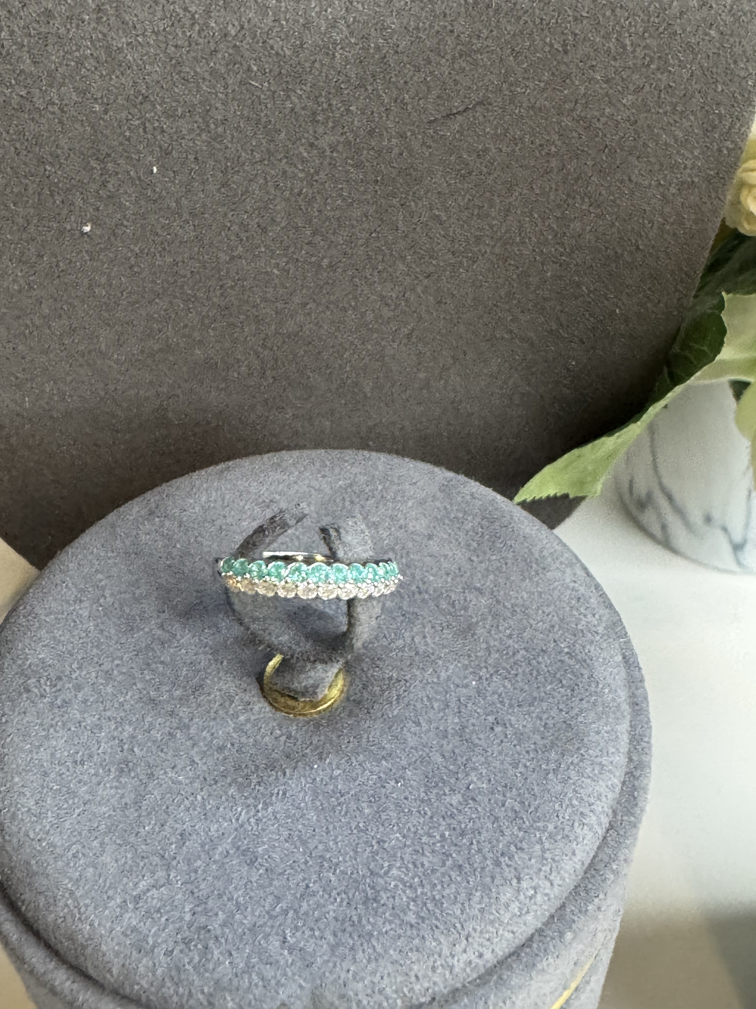 R24 PARAYIBA&WHITE 180 WG RING