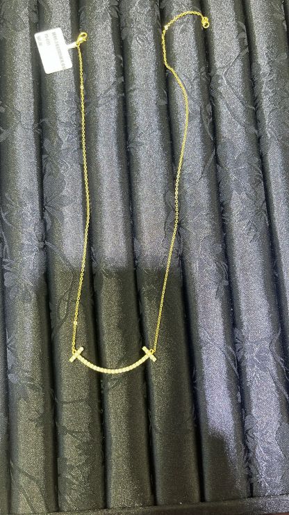 H2 MOS SMILE GOLD NECKLACE