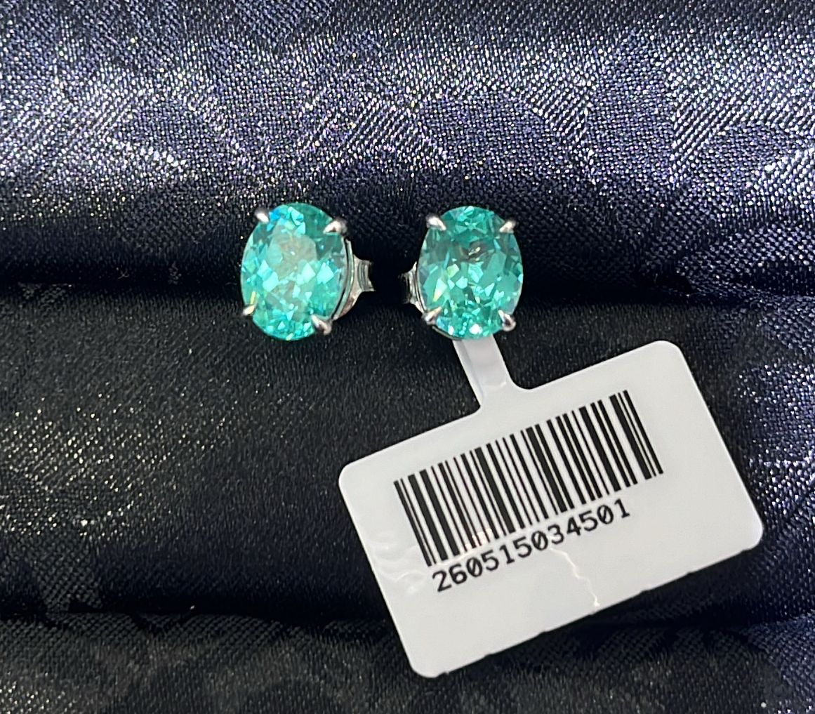 H58 2CT+2CT LABGROWN PARAYIBA SWANEGG EARSTUD