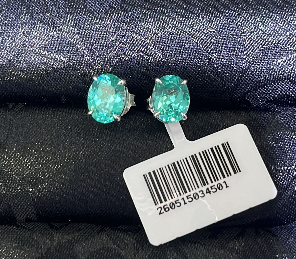 H58 2CT+2CT LABGROWN PARAYIBA SWANEGG EARSTUD