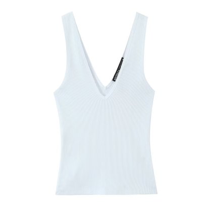 C94 SLEEVELESS V NECK TANK TOP