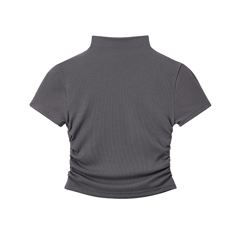 C30 summer thin knitted slim-fit base shirt