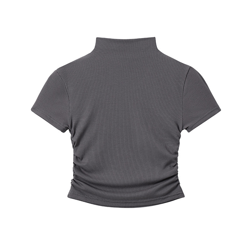 C30 summer thin knitted slim-fit base shirt