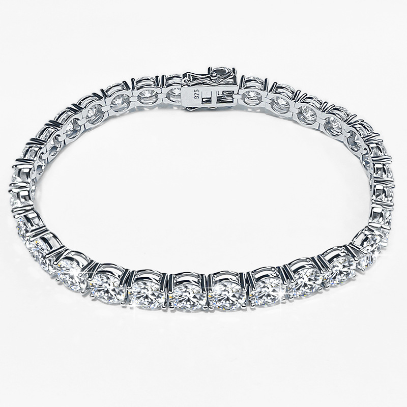 Moissanite tennis bracelet