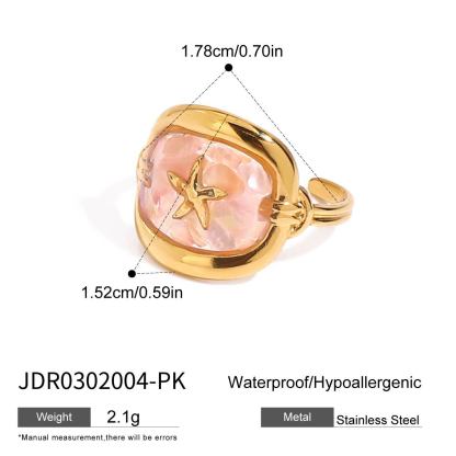 Jieding titanium steel zircon ring, light luxury high-end jewelry, non-fading women's ring, stainless steel cross-border accessory