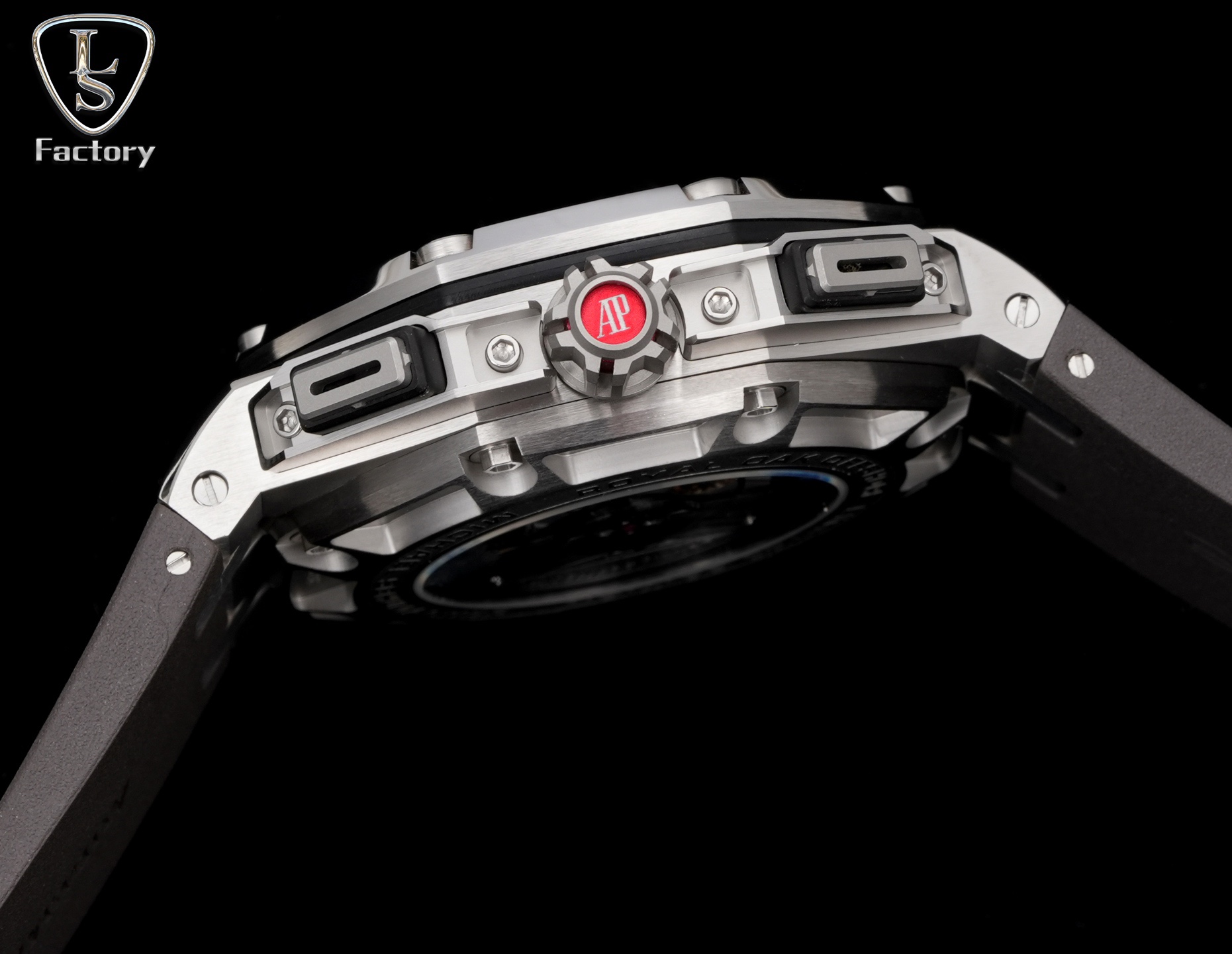 LS .Factory  愛彼  Audemars  Piguet  
邁克爾·舒馬赫皇家橡樹離岸型 26568PM.OO.A021CA.01 全新升級版，杜絕一眼假，橫空出世！
愛彼研制的邁克爾·舒馬赫皇家橡樹離岸型計時腕表採用44毫米的表徑，做到無可挑剔，堪稱天花板級別
