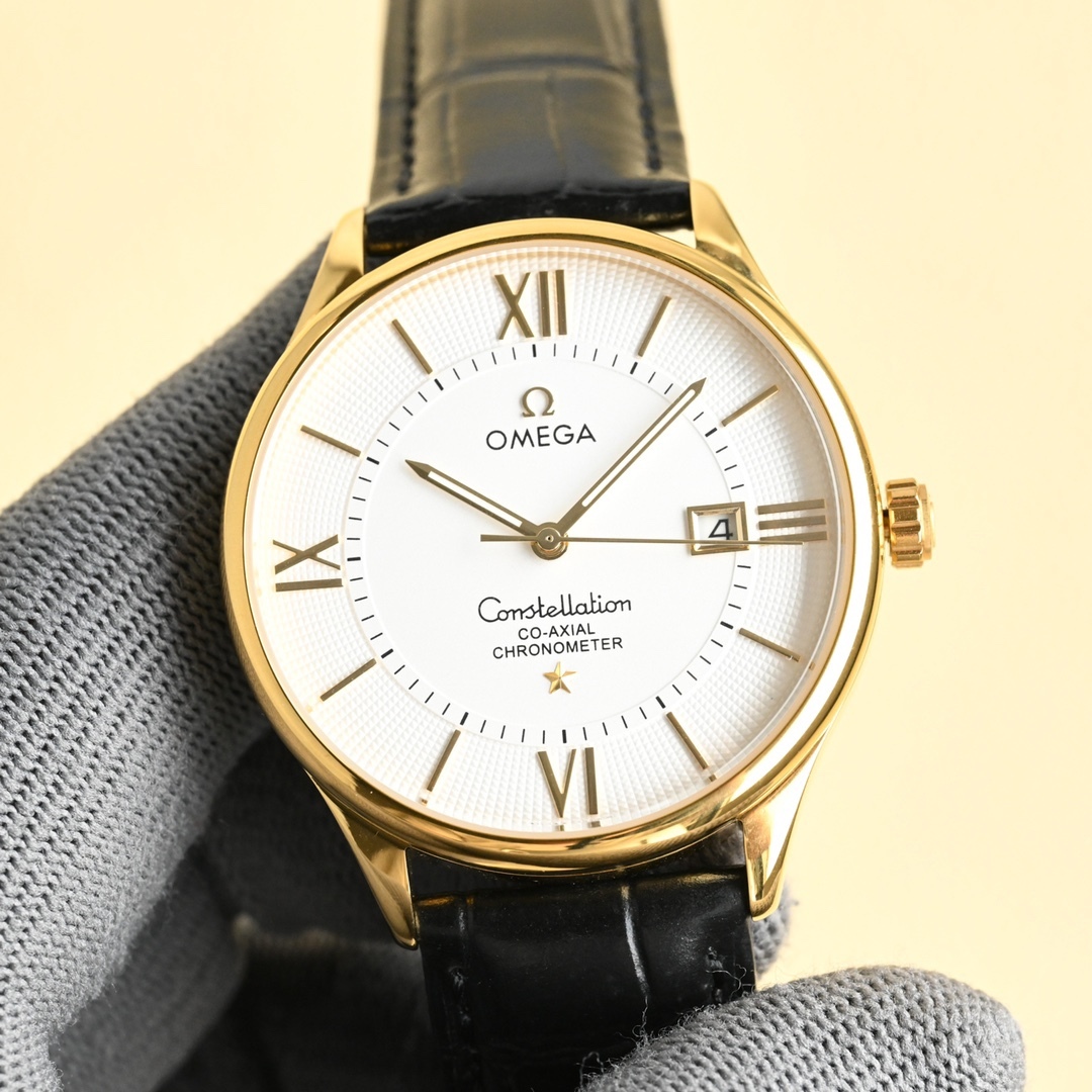 玫瑰][玫瑰]🔥 最新款主推🔥 ，👍OMEGA -歐米茄-碟飛系列⌚市場競爭主力款  ️一直被模仿  從未被超越【見證時間！把握未來，你可以有】 採用316L鋼表殼，全新原裝進口8215機芯。(經測試0返修) 表徑40毫米，厚度10mm。動力儲存48小時. 採用意大利進口牛皮    莫氏9級藍寶石玻璃，耐磨防刮花  超強防水80米!匠心之作，必屬精品🔥大廠品質！歡迎轉載！