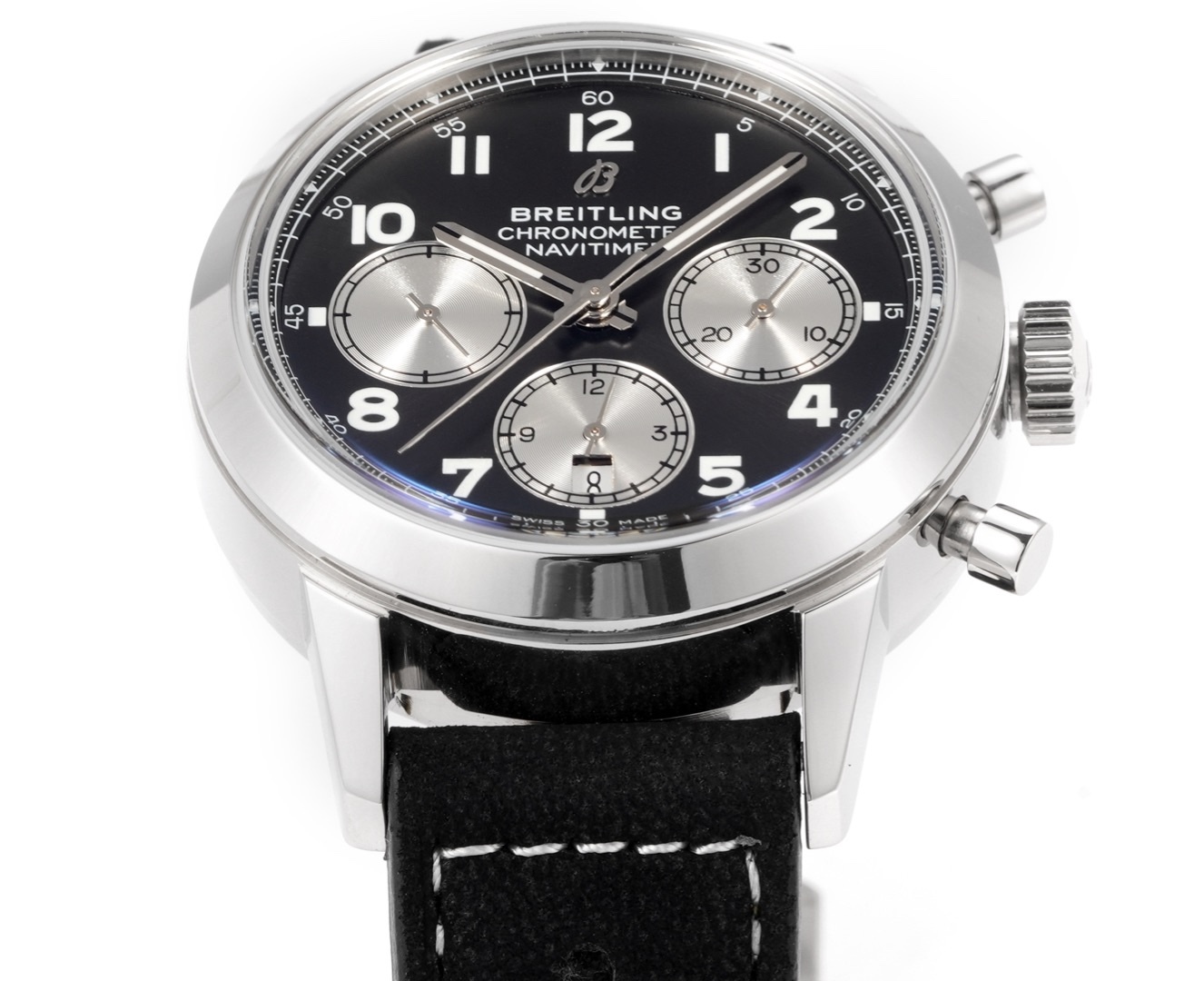 百年靈新品 BN9 越洋系列AB015212.BF26743P.A20BA.1  材質： 316L精鋼直徑： 41毫米厚度： 13.65毫米 表鏡： 鍋蓋弧面藍寶石，雙面防眩處理表底： 旋入式精鋼，透明藍寶石表冠： 非旋入式，雙密封墊機芯：7750機芯 復刻首選 精緻推薦男士多功能機械腕表 ，精心打造超真實實物圖拍攝。