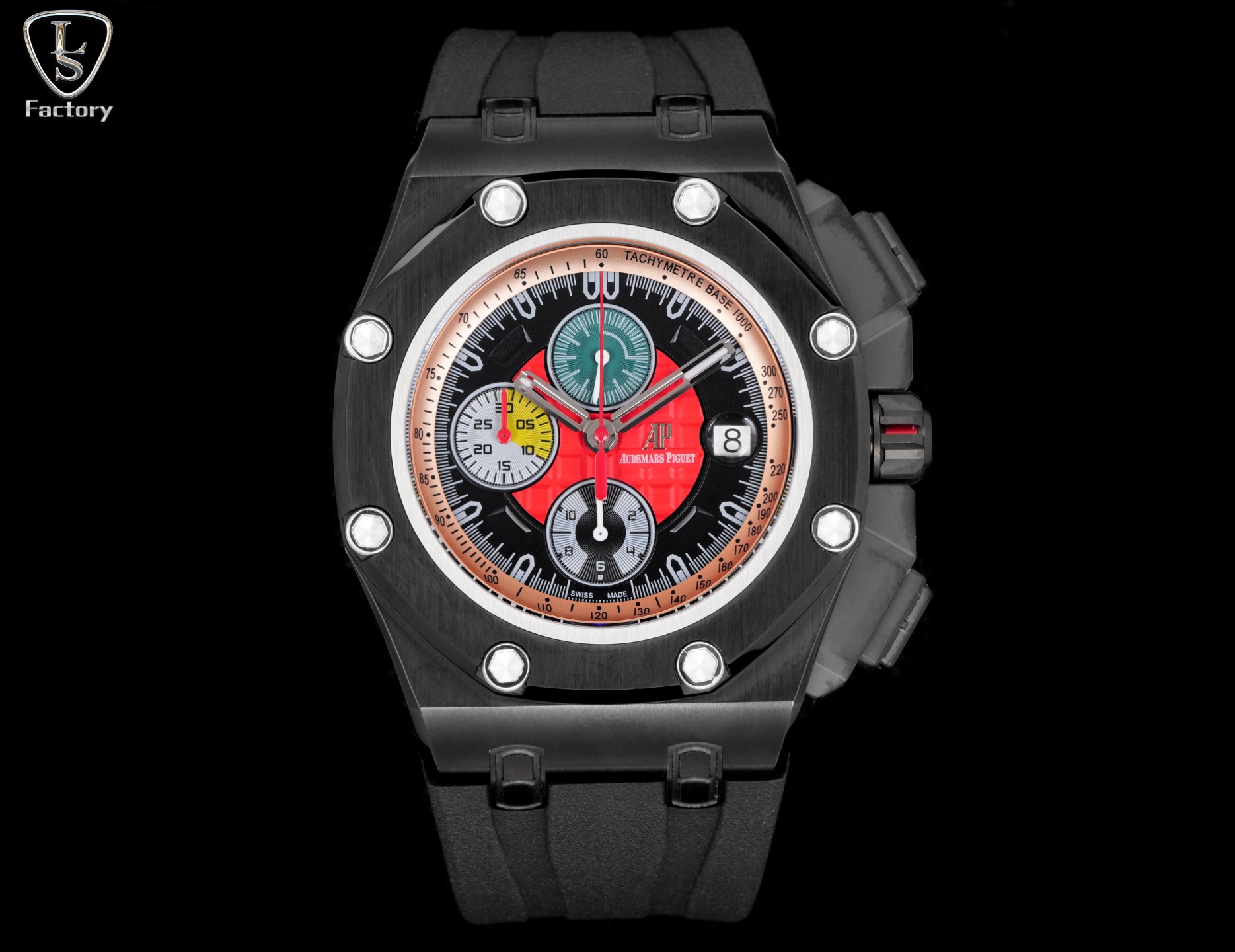 LS .Factory  愛彼  Audemars  Piguet  
邁克爾·舒馬赫皇家橡樹離岸型 26568PM.OO.A021CA.01 全新升級版，杜絕一眼假，橫空出世！
愛彼研制的邁克爾·舒馬赫皇家橡樹離岸型計時腕表採用44毫米的表徑，做到無可挑剔，堪稱天花板級別
