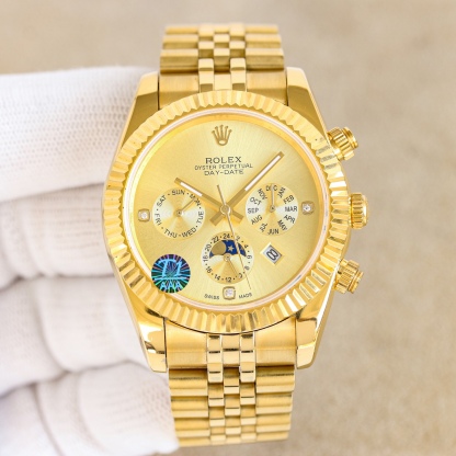 年度新款強力推薦
🔥經典日誌系列-多功能腕表🔥
防表屆最高版本⌚️勞力士⌚️ 複雜系列六針男表[愛心]爆款[愛心] 多功能腕表。
1⃣️搭載原裝進口9100星期月份月相動能功能機芯機械表！
2⃣️錶盤上採用經典獨家高級奢華稜紋 突顯出這款腕表的華貴氣質[呲牙]
3⃣️錶帶採用進口316鋼帶腕表！
4⃣️表鏡採用雙卜藍寶石鏡面！
5⃣️透視底蓋！
6⃣️直徑41毫米，厚度10毫米！
腕表功能匯集星期/月份/日期/月亮/太陽等功能於一身，最佳男士商務腕表真正的標配！為高端腕表的代表之作！
榮譽出品 尊