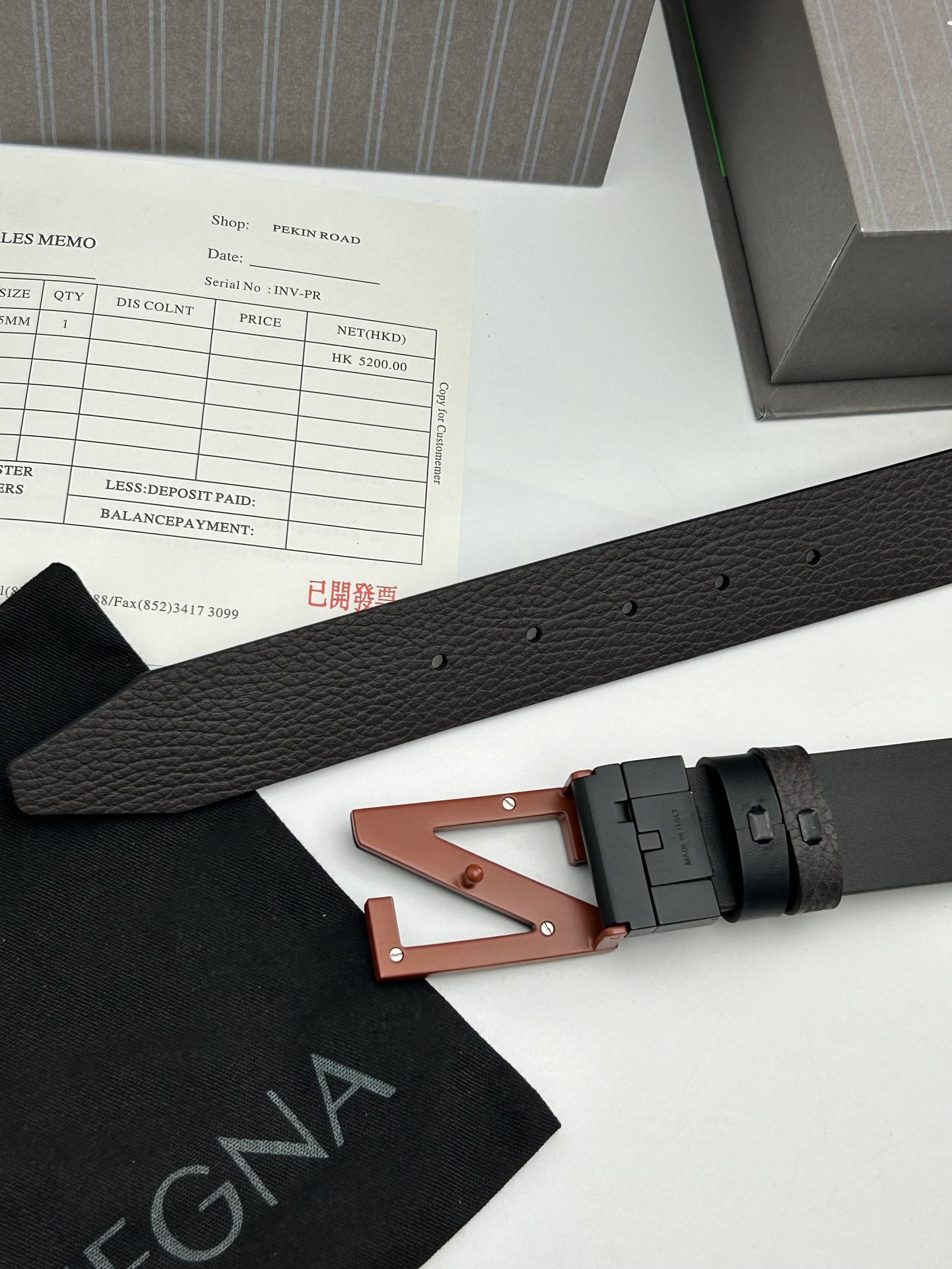 傑尼亞【Zegna】何謂當代男士 活動造型 系列，新款純銅旋轉Z字扣，雙面可用 隨心搭配，寬3.5cm，男士風尚的全新概念.