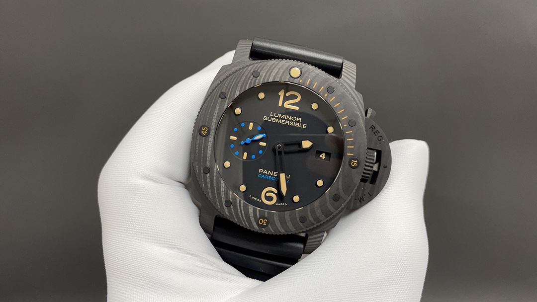 沛納海Pam616 碳纖維殼 自動上鏈機械機芯 頂級品質 出貨實拍✈️