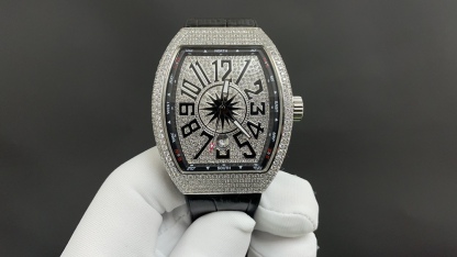 V45法兰克穆勒 满天星 白钻 44mm 2824机 顶级品质 出货实拍✈️