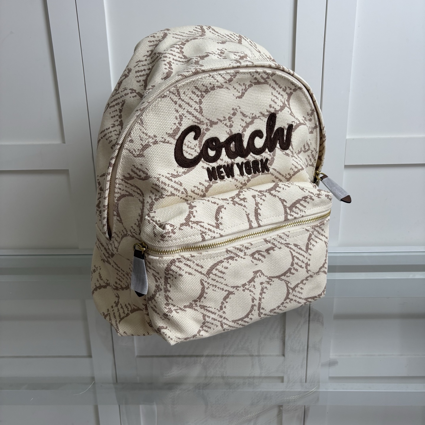 
COACH/蔻驰女士经典标志CARGO双肩包 CBD97 尺寸33*38.5*14