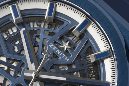 LF真力時DEFY系列全新升級版，殼身 頭粒 機芯 表扣等均做了升級調整。一款根據路虎標誌性花輪轂設計而成的高顏值鏤空腕表。

原裝開模鑄造，極致還原表殼的每一處細節打磨倒角，盡顯原裝菱角分明、堅毅果敢的陽剛氣質。完美的41mm表經，適配大眾男性手寸，正裝休閒兩不誤。根據汽車輪轂設計而成的五角星錶盤，未來概念感十足。同步官網新款五角星折疊扣，搭載定製版Cal.670sk全自動機械機芯，鏤空日曆的大小與位置、機芯夾板、齒輪、五角星陀皆按原版機芯數據拆解鍛造而成。

LF臻品 陳奕迅Eason同款，時尚前衛、