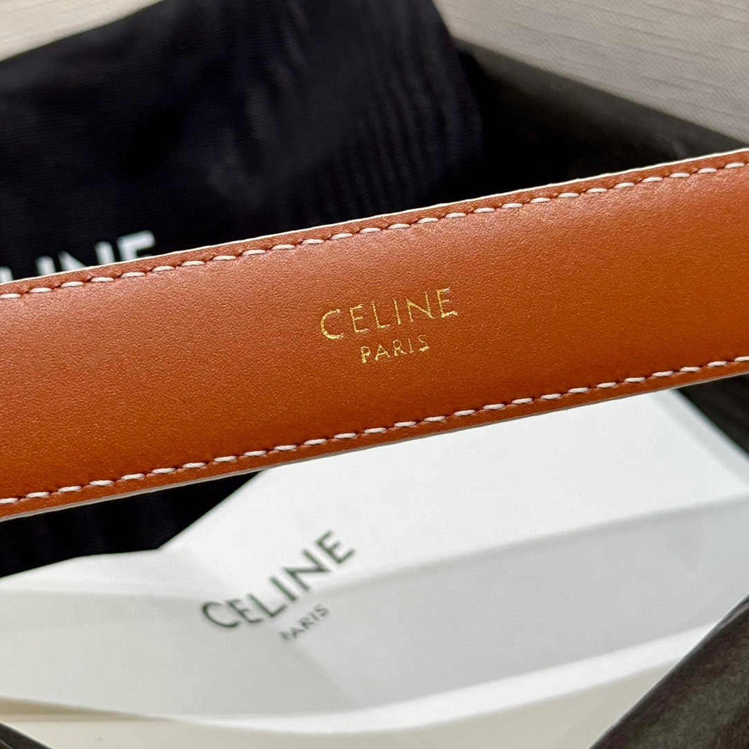 賽琳新款女士凱旋門腰帶
TRIOMPHE 雙面頂級小牛皮腰帶
百搭時尚潮流，寬度2.5cm