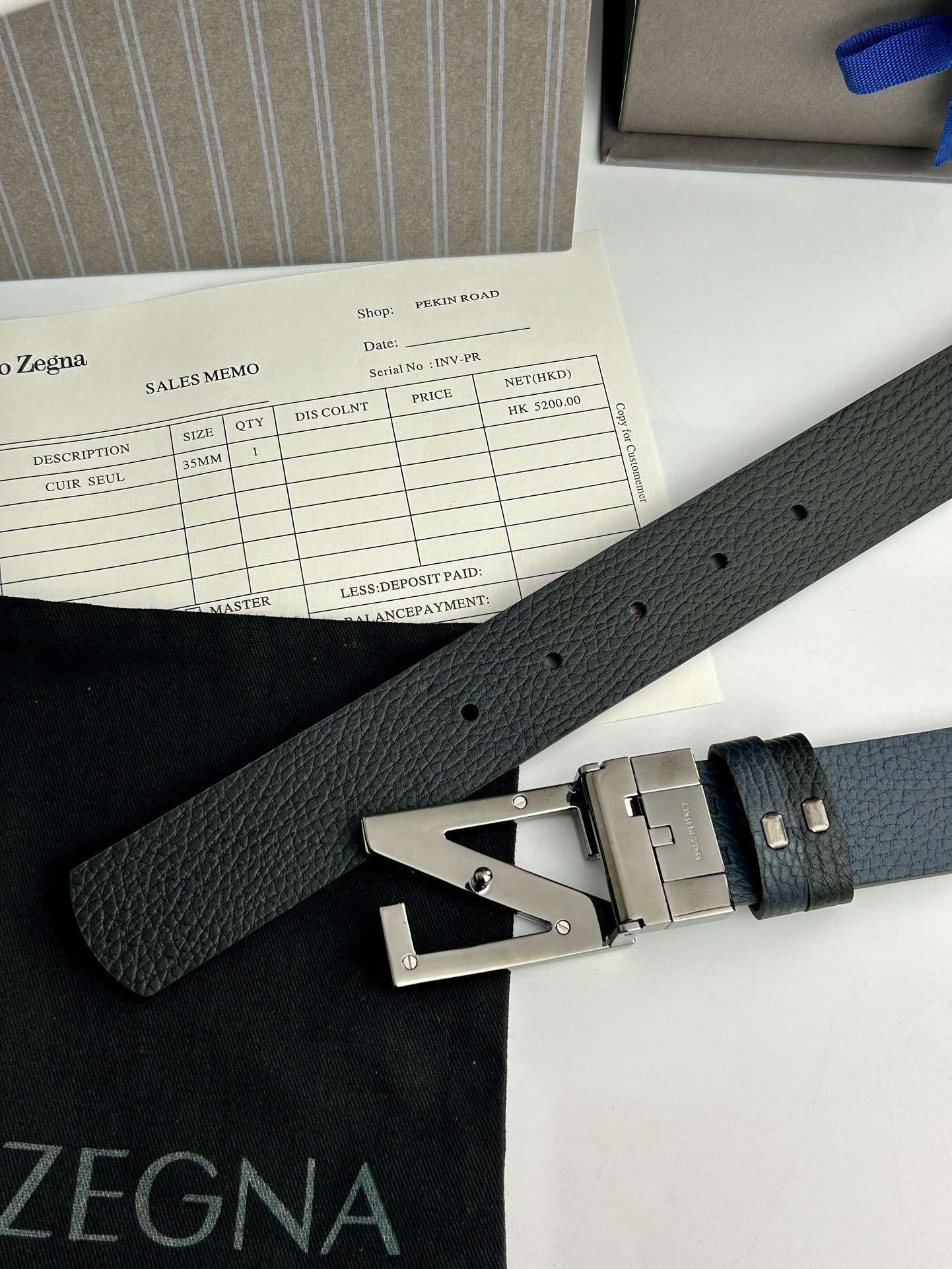 傑尼亞【Zegna】何謂當代男士 活動造型 系列，新款純銅旋轉Z字扣，雙面可用 隨心搭配，寬3.5cm，男士風尚的全新概念.