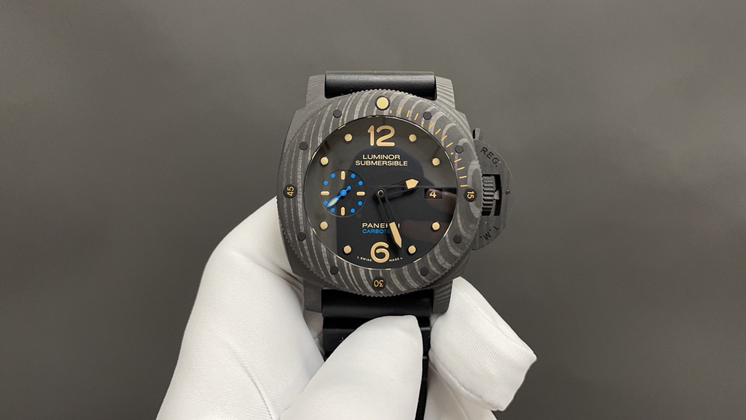 沛納海Pam616 碳纖維殼 自動上鏈機械機芯 頂級品質 出貨實拍✈️