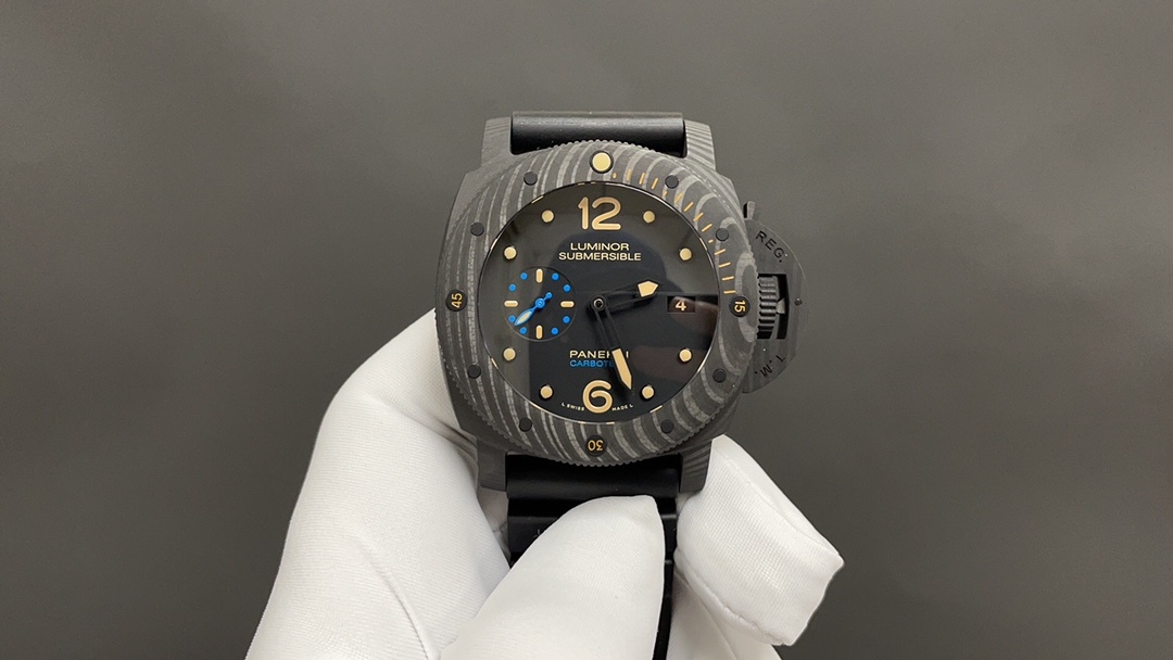 沛納海Pam616 碳纖維殼 自動上鏈機械機芯 頂級品質 出貨實拍✈️