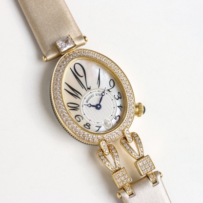 升級版[色]那不勒斯王后系列REINE DE NAPLES[色]高品質女士瑞士石英機芯女表、和機械腕表[色]設計靈感正是來自寶璣大師為那不勒斯王后卡洛琳·繆拉所創制的世界首枚腕表。該系列腕表採用鵝卵形的表殼和機芯，設計獨特，曲線優美，以時尚.優雅的形式表達現代女性的柔美與嫵媚，散髮著濃濃詩意。