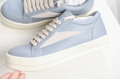 RICK OWENS/RO Hollywood 歐文斯 圓頭系帶低幫板鞋 
尺碼:36 37 38 39 40 41 42 43 44 45 46