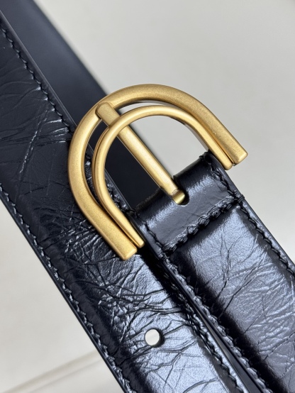 巴黎世家（Balenciaga）寬度2.5cm 是法國的奢侈品牌，作為時尚界最具影響力品牌之一的地位。設計師源於：都市時尚潮流獨特的設計風格，採用進口小牛皮製作；搭配純銅復古五金，使其更具魅力。值得擁有的百搭精品