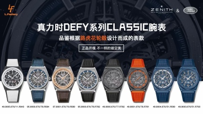 佩戴效果圖  LF真力時DEFY系列全新升級版，殼身 頭粒 機芯 表扣等均做了升級調整。一款根據路虎標誌性花輪轂設計而成的高顏值鏤空腕表。

原裝1:1開模鑄造，極致還原表殼的每一處細節打磨倒角，盡顯原裝菱角分明、堅毅果敢的陽剛氣質。完美的41mm表經，適配大眾男性手寸，正裝休閒兩不誤。根據汽車輪轂設計而成的五角星錶盤，未來概念感十足。同步官網新款1:1五角星折疊扣，搭載定製版Cal.670sk全自動機械機芯，鏤空日曆的大小與位置、機芯夾板、齒輪、五角星陀皆按原版機芯數據1:1拆解鍛造而成。

LF臻品