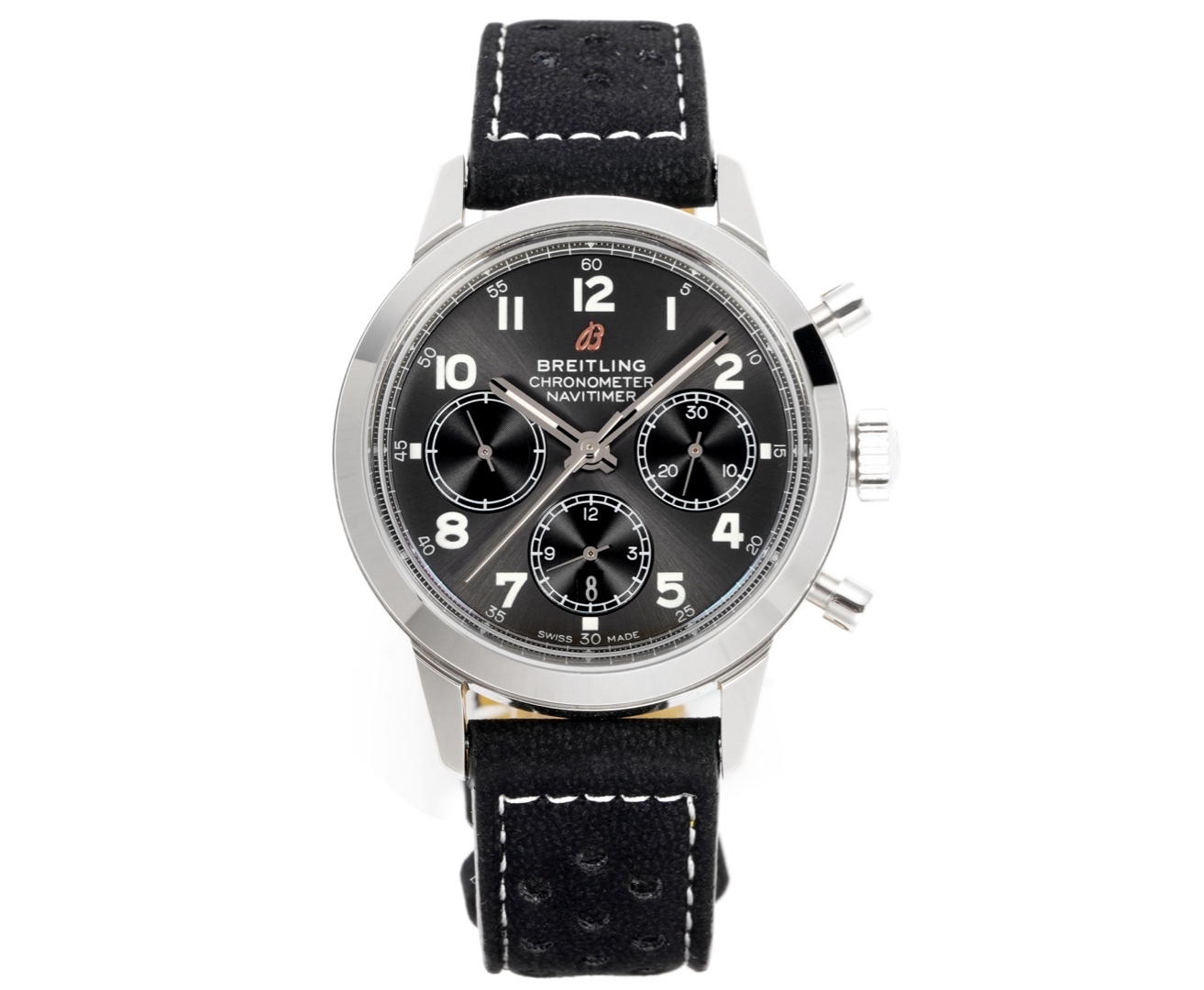 百年靈新品 BN9 越洋系列AB015212.BF26743P.A20BA.1  材質： 316L精鋼直徑： 41毫米厚度： 13.65毫米 表鏡： 鍋蓋弧面藍寶石，雙面防眩處理表底： 旋入式精鋼，透明藍寶石表冠： 非旋入式，雙密封墊機芯：7750機芯 復刻首選 精緻推薦男士多功能機械腕表 ，精心打造超真實實物圖拍攝。