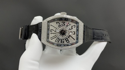 V45法兰克穆勒 满天星 白钻 44mm 2824机 顶级品质 出货实拍✈️