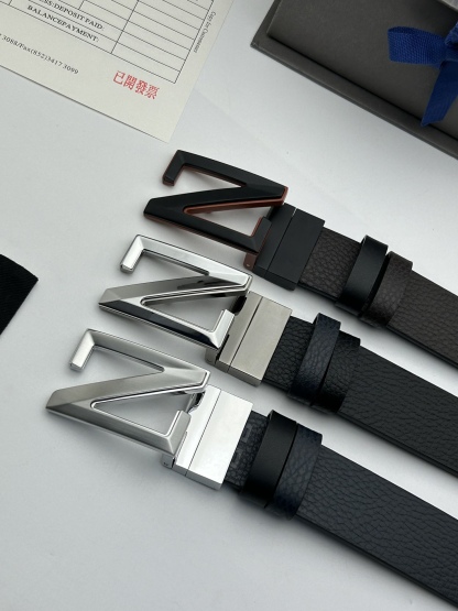 傑尼亞【Zegna】何謂當代男士 活動造型 系列，新款純銅旋轉Z字扣，雙面可用 隨心搭配，寬3.5cm，男士風尚的全新概念.