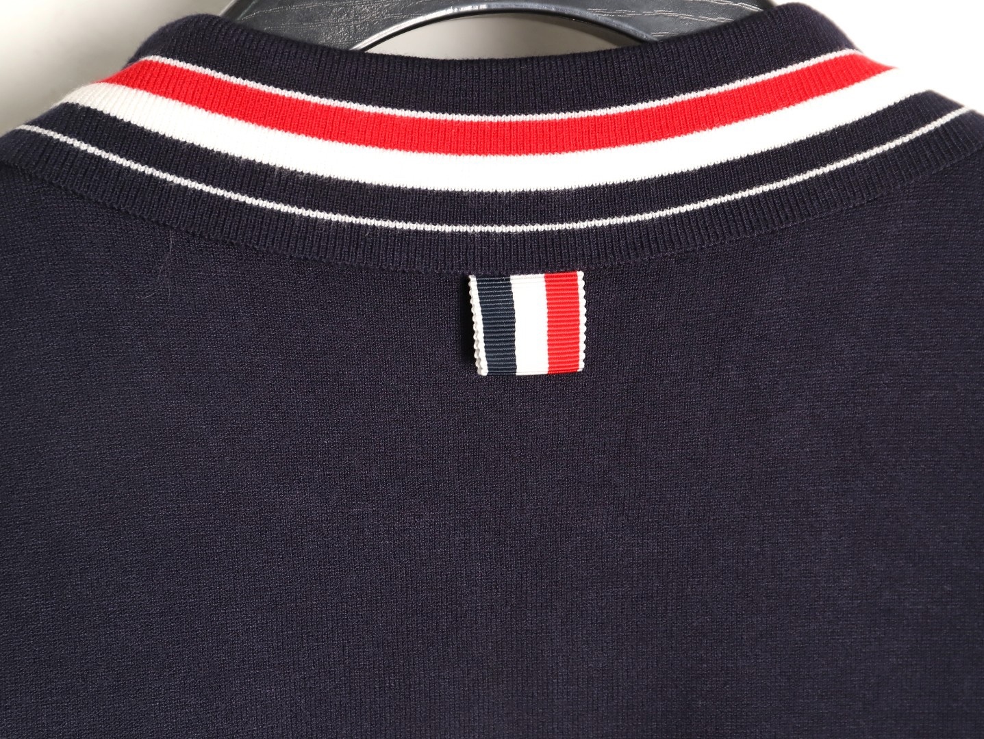 🔝THOM BROWNE TB 彩條翻領羊毛針織連衣裙
原版定制面料 輔料 
尺碼：1 2 3