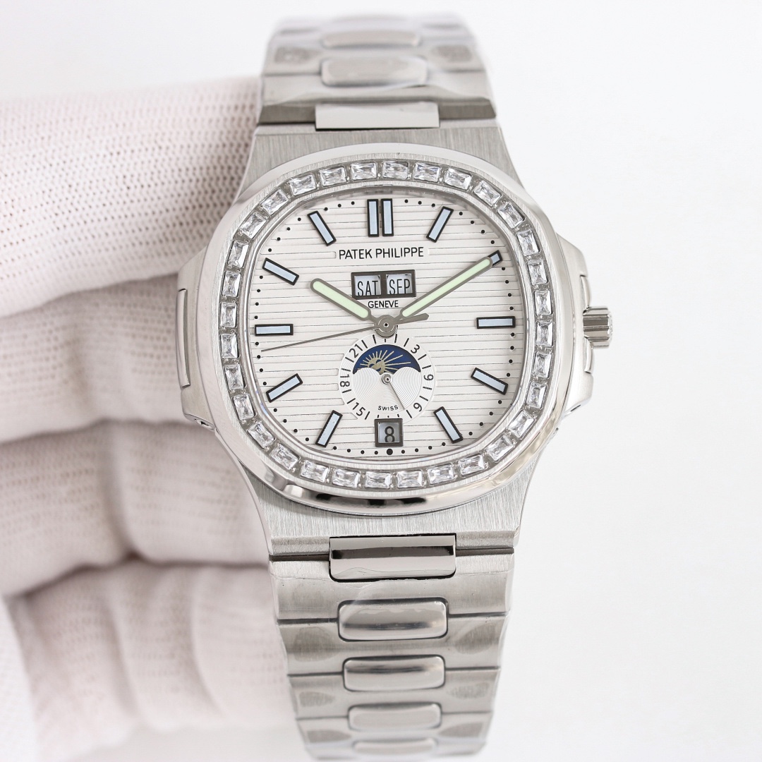 高端復刻1-1 TW推出全新 百達斐麗 PP 鸚鵡螺5726/1A🔥 百達翡麗 鸚鵡螺系列 
全新開模全新力作頂級V2版本上新！