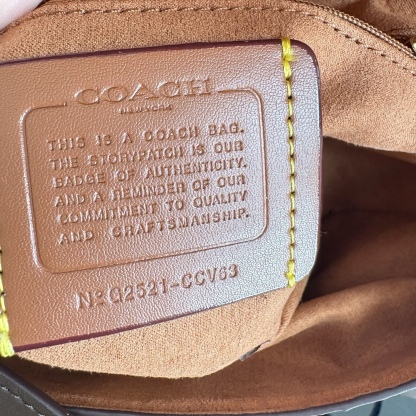 
【新品】COACH/蔻馳奧萊女士ETTA25號翻蓋單肩包腋下包高級通勤 CCV63尺寸25*13.5*6