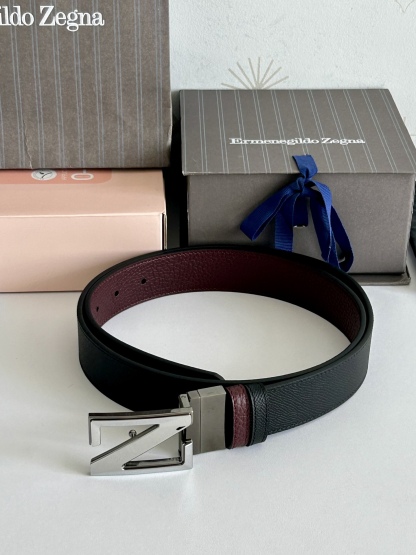 傑尼亞【Zegna】何謂當代男士 活動造型 系列，新款純銅旋轉針扣，雙面可用 隨心搭配，寬3.5cm，男士風尚的全新概念.