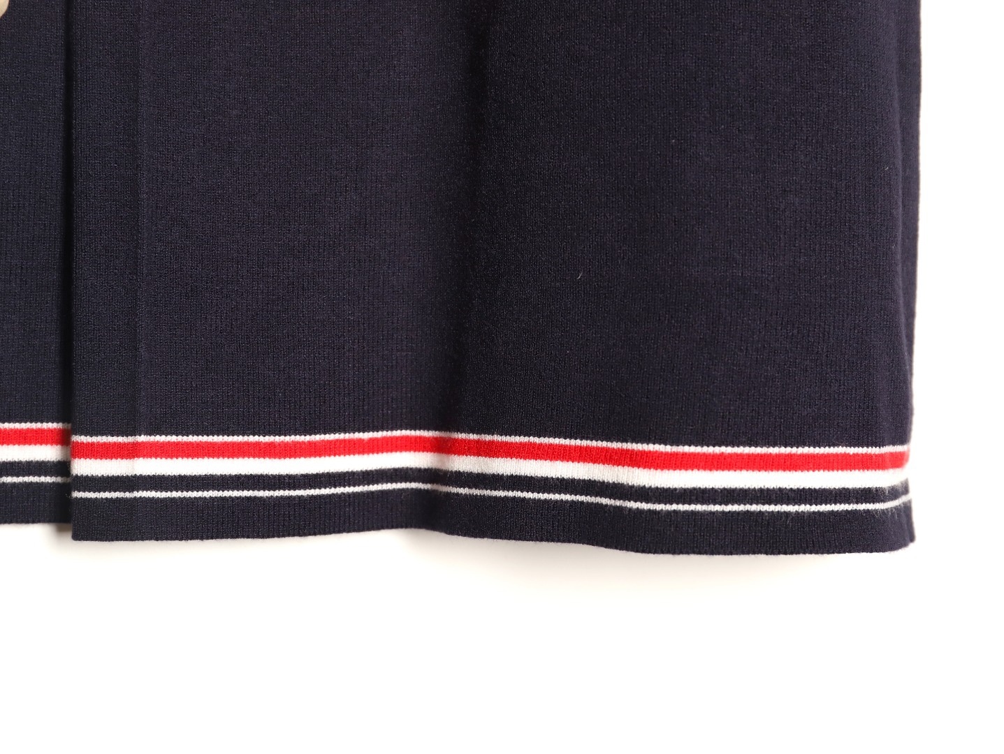 🔝THOM BROWNE TB 彩條翻領羊毛針織連衣裙
原版定制面料 輔料 
尺碼：1 2 3