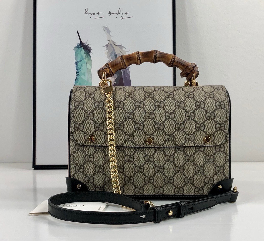 GUCCI新款專櫃品質，原單貨，實物實拍，款號603221啡，尺寸24x17x10