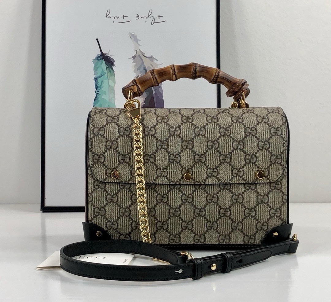 GUCCI新款專櫃品質，原單貨，實物實拍，款號603221啡，尺寸24x17x10