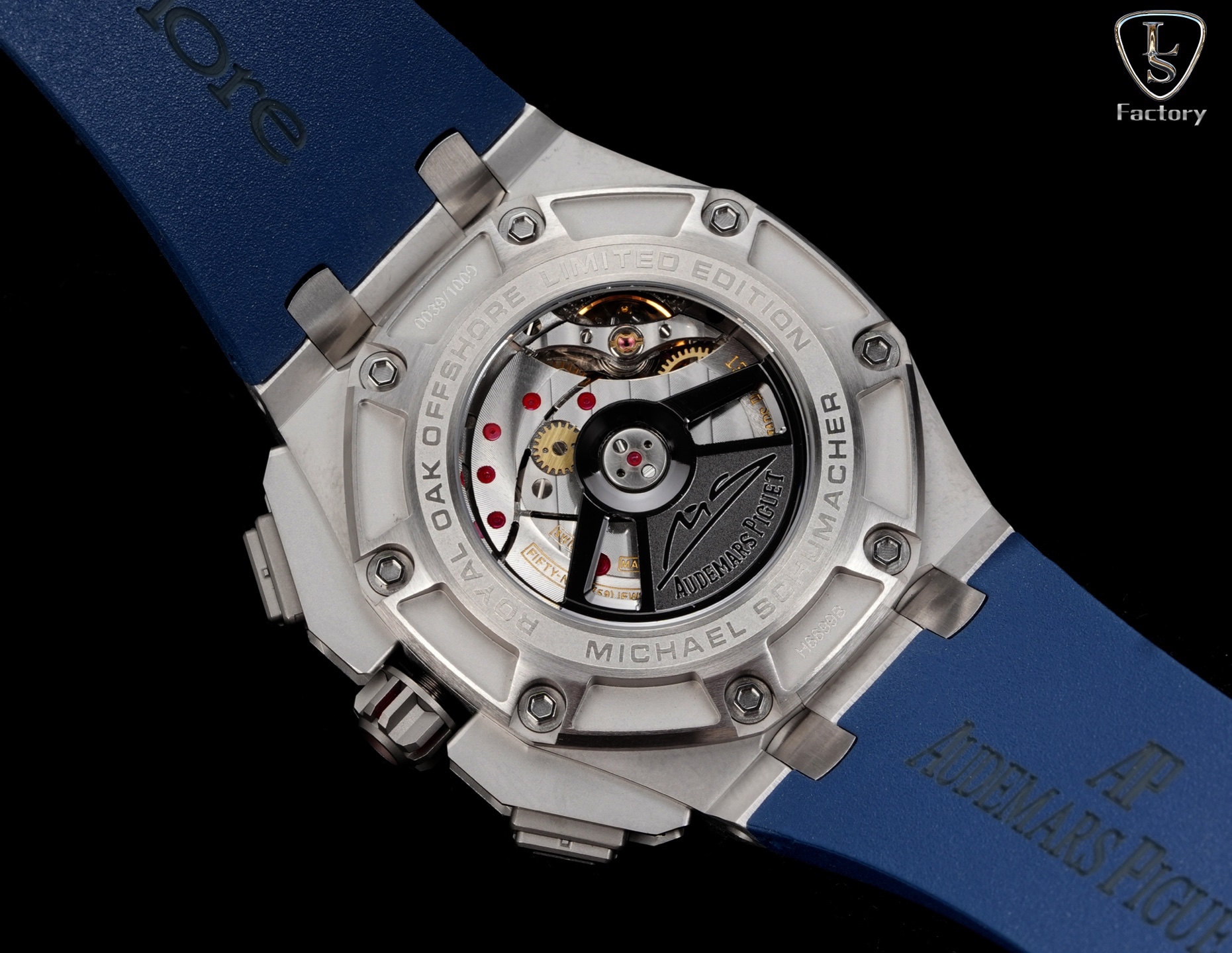 LS .Factory  愛彼  Audemars  Piguet  
邁克爾·舒馬赫皇家橡樹離岸型 26568PM.OO.A021CA.01 全新升級版，杜絕一眼假，橫空出世！
愛彼研制的邁克爾·舒馬赫皇家橡樹離岸型計時腕表採用44毫米的表徑，做到無可挑剔，堪稱天花板級別
