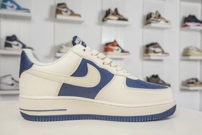 Nike Air Force 1 Low 07 x Balenciaga 巴黎世家聯名-米白藏藍  
貨號：DN1688 817
Size：36 36.5 37.5 38 38.5 39 40 40.5 41 42 42.5 43 44 44.5 45