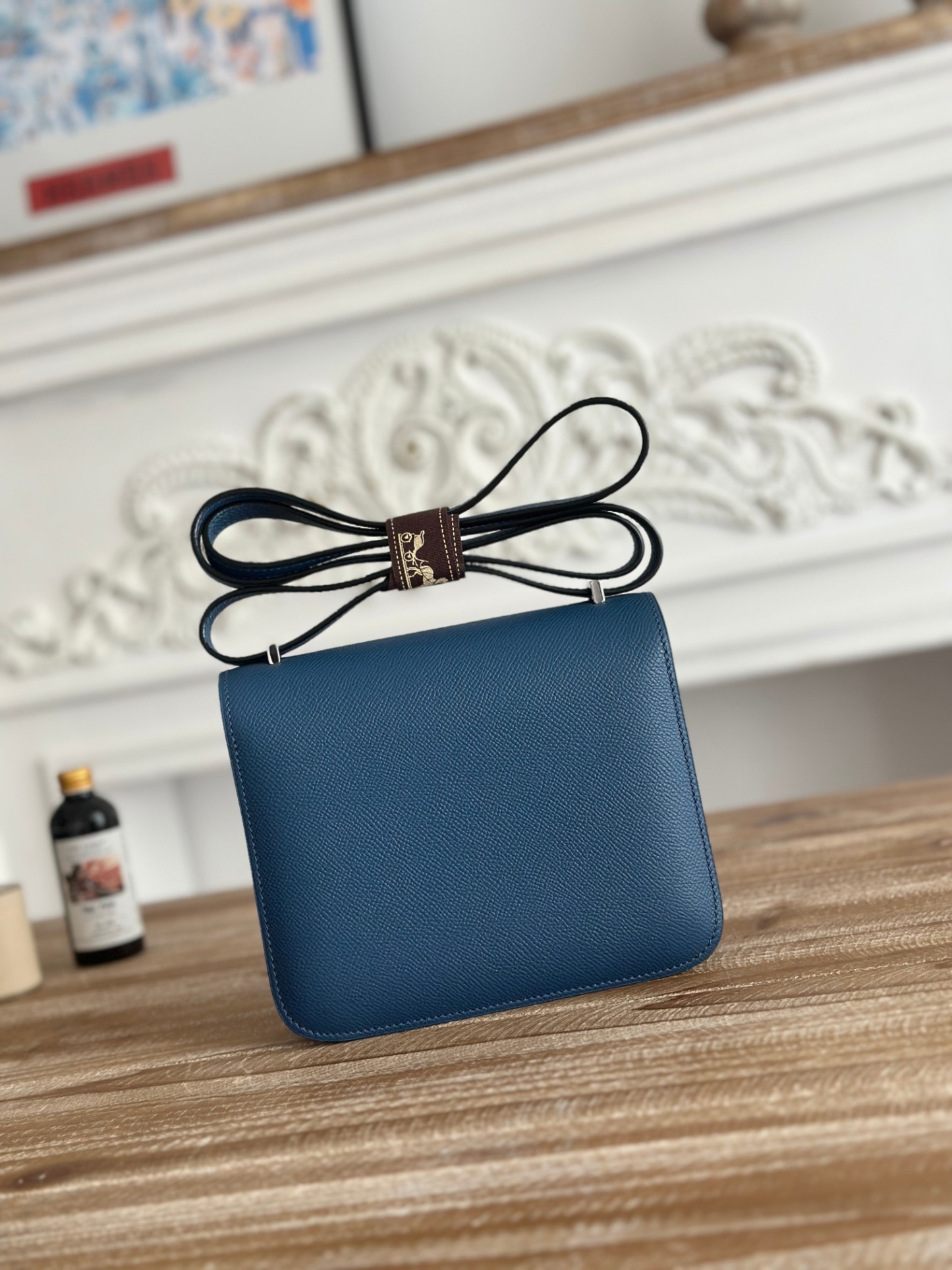 康康  空姐包  
constance  19cm  
epsom掌紋小牛皮  半收工  蠟線縫製